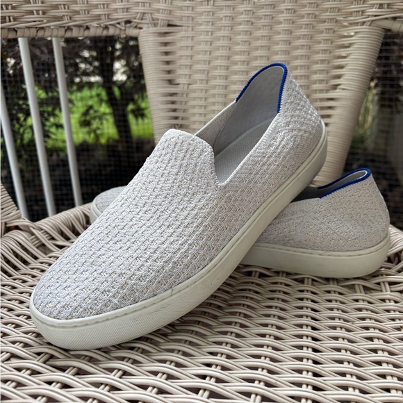 Rothy’s the sneaker honeycomb salt color oatmeal gray Slip-On Sneakers retired - Picture 1 of 12